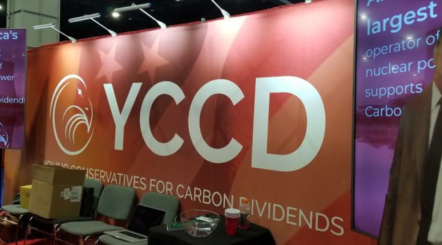 Imbeciles: Liberal-Funded Eco-Right Infiltrates CPAC—and the Conservative Movement  Young-Conservatives-for-Carbon-Dividends-CPAC-2020-1-644x358